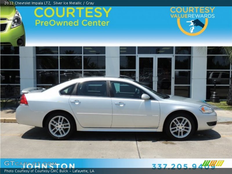 Silver Ice Metallic / Gray 2012 Chevrolet Impala LTZ