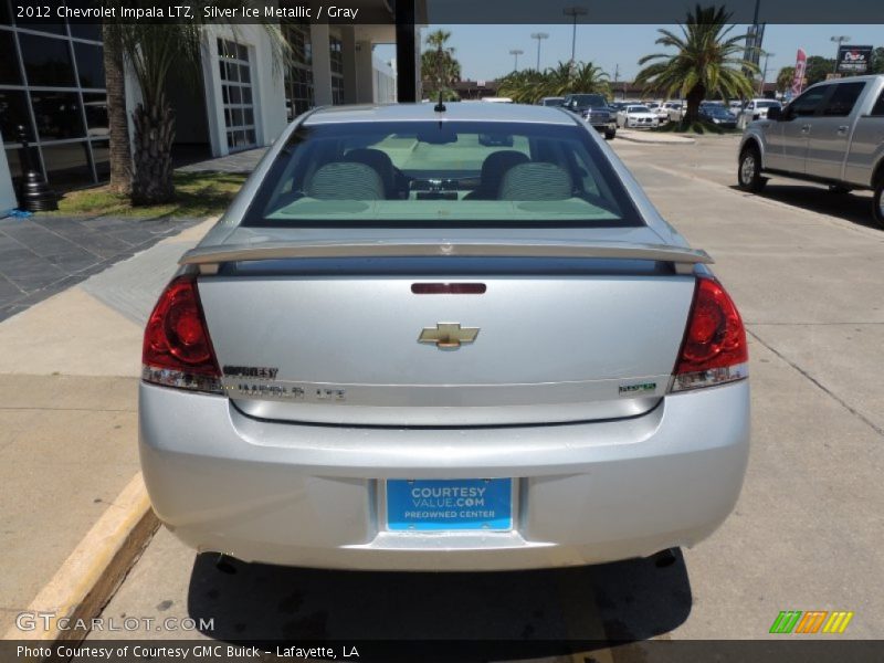 Silver Ice Metallic / Gray 2012 Chevrolet Impala LTZ