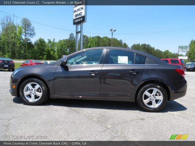 Tungsten Metallic / Jet Black 2013 Chevrolet Cruze LT