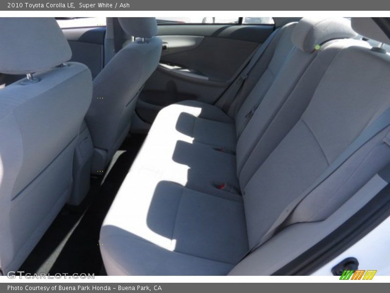 Super White / Ash 2010 Toyota Corolla LE