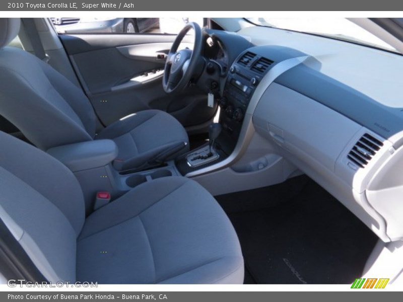 Super White / Ash 2010 Toyota Corolla LE