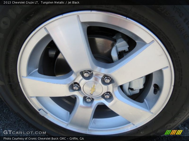 Tungsten Metallic / Jet Black 2013 Chevrolet Cruze LT