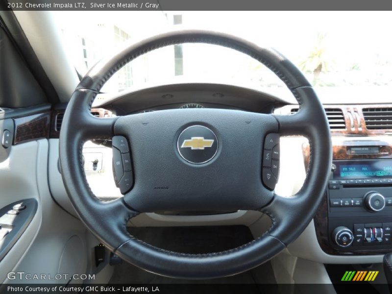 Silver Ice Metallic / Gray 2012 Chevrolet Impala LTZ