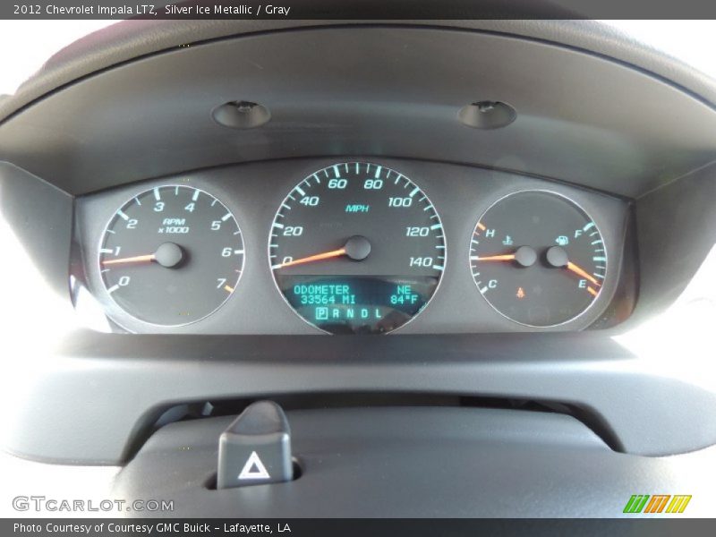 Silver Ice Metallic / Gray 2012 Chevrolet Impala LTZ