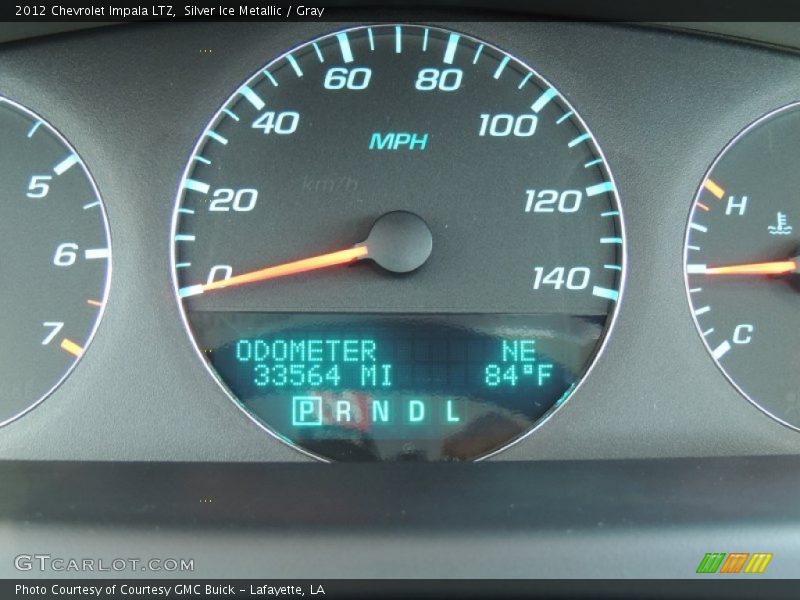Silver Ice Metallic / Gray 2012 Chevrolet Impala LTZ