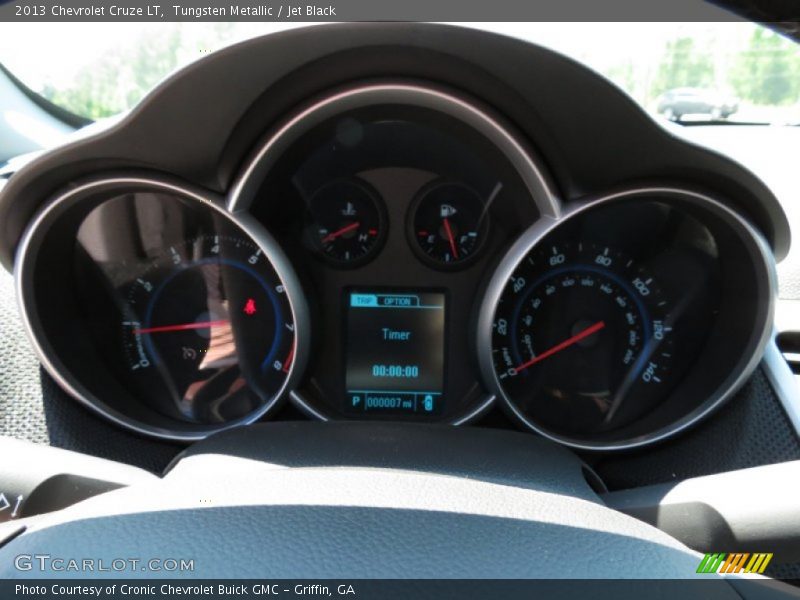 Tungsten Metallic / Jet Black 2013 Chevrolet Cruze LT