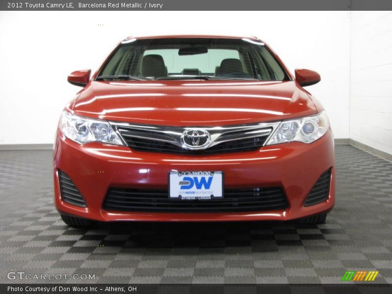 Barcelona Red Metallic / Ivory 2012 Toyota Camry LE