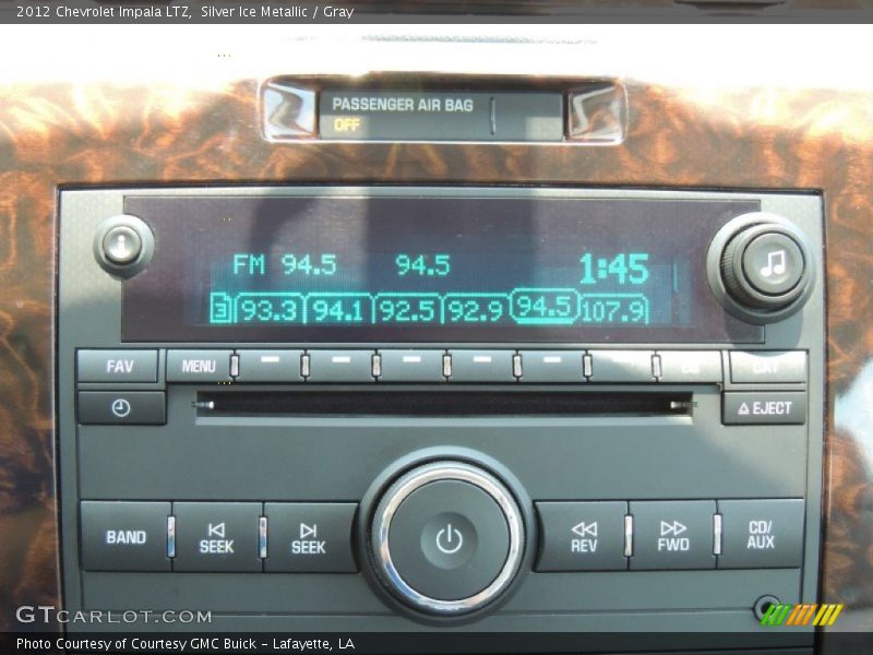 Silver Ice Metallic / Gray 2012 Chevrolet Impala LTZ