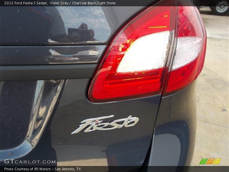 Violet Gray / Charcoal Black/Light Stone 2013 Ford Fiesta S Sedan