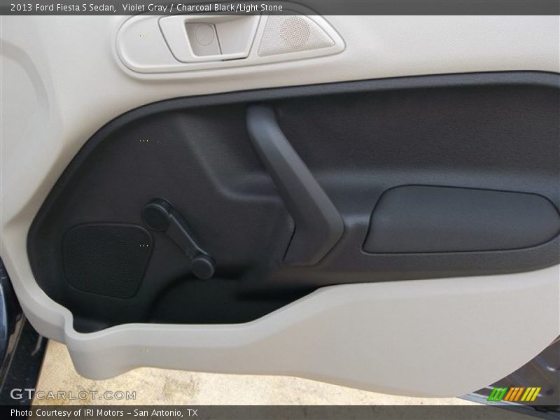 Violet Gray / Charcoal Black/Light Stone 2013 Ford Fiesta S Sedan