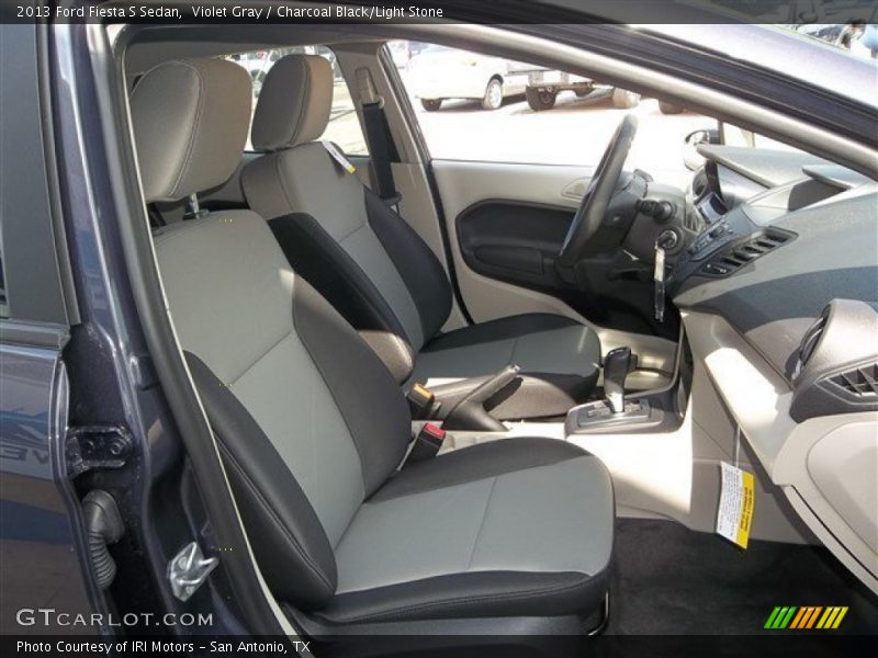 Violet Gray / Charcoal Black/Light Stone 2013 Ford Fiesta S Sedan