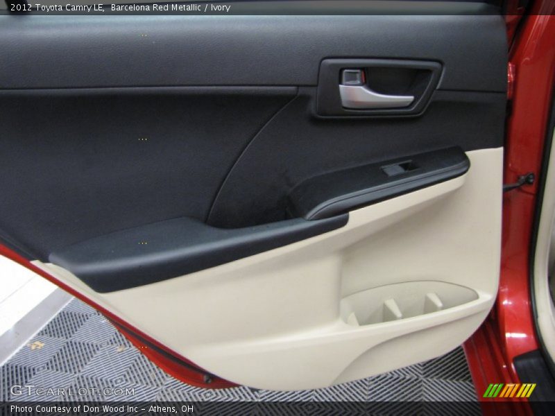 Barcelona Red Metallic / Ivory 2012 Toyota Camry LE