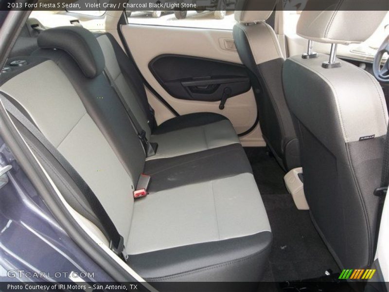 Violet Gray / Charcoal Black/Light Stone 2013 Ford Fiesta S Sedan