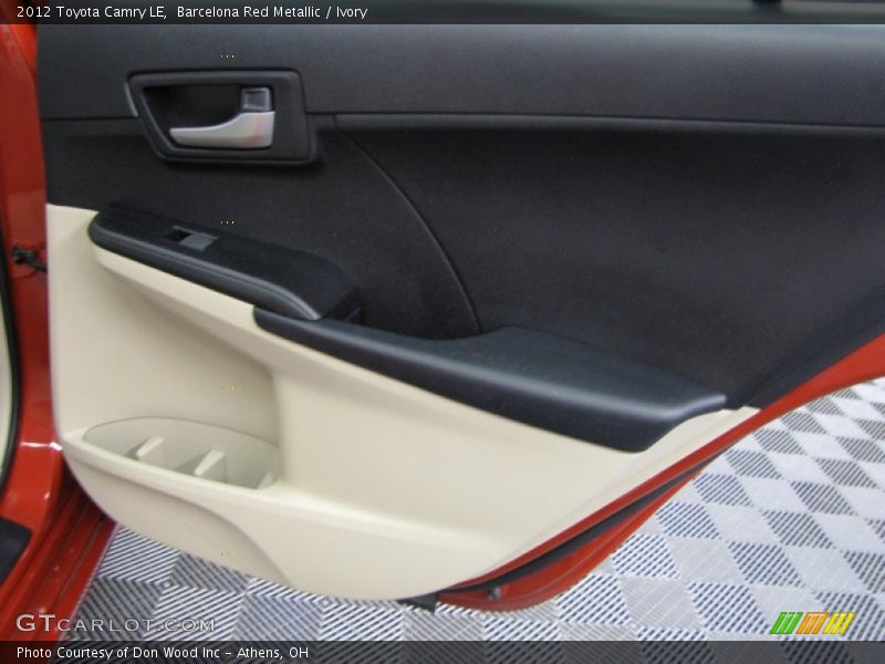 Barcelona Red Metallic / Ivory 2012 Toyota Camry LE