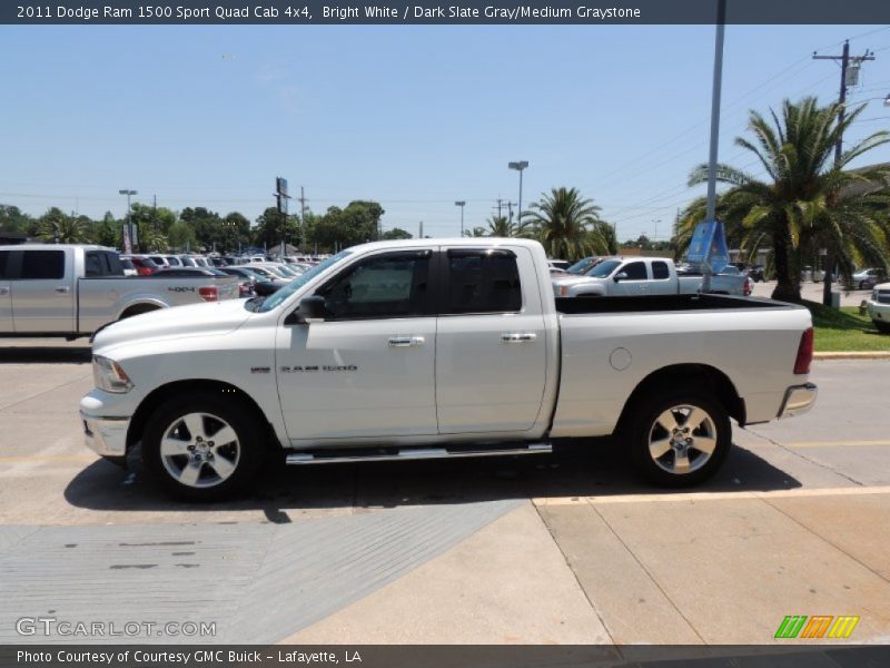 Bright White / Dark Slate Gray/Medium Graystone 2011 Dodge Ram 1500 Sport Quad Cab 4x4