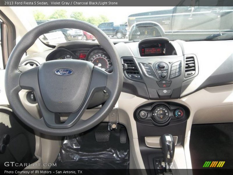 Violet Gray / Charcoal Black/Light Stone 2013 Ford Fiesta S Sedan