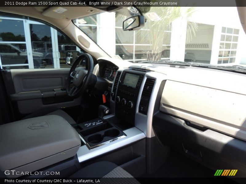 Bright White / Dark Slate Gray/Medium Graystone 2011 Dodge Ram 1500 Sport Quad Cab 4x4