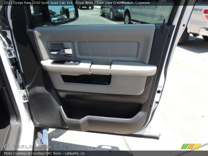 Bright White / Dark Slate Gray/Medium Graystone 2011 Dodge Ram 1500 Sport Quad Cab 4x4
