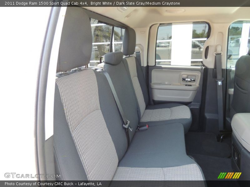 Bright White / Dark Slate Gray/Medium Graystone 2011 Dodge Ram 1500 Sport Quad Cab 4x4