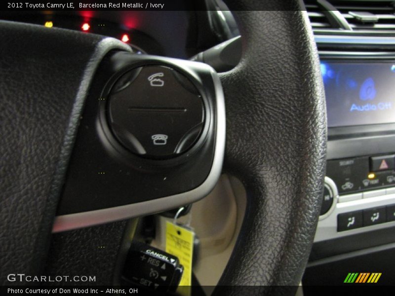 Barcelona Red Metallic / Ivory 2012 Toyota Camry LE