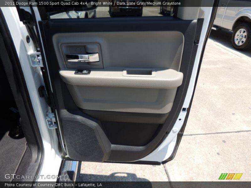 Bright White / Dark Slate Gray/Medium Graystone 2011 Dodge Ram 1500 Sport Quad Cab 4x4