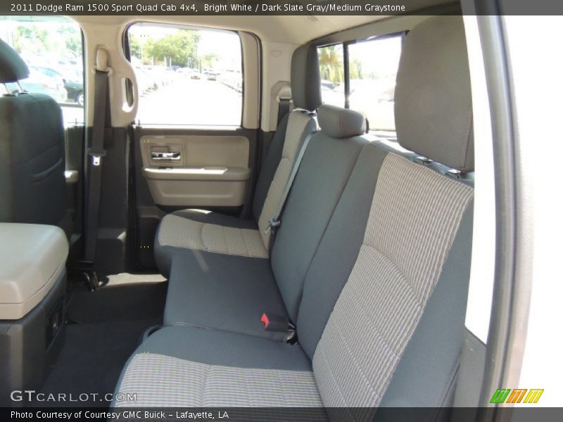 Bright White / Dark Slate Gray/Medium Graystone 2011 Dodge Ram 1500 Sport Quad Cab 4x4