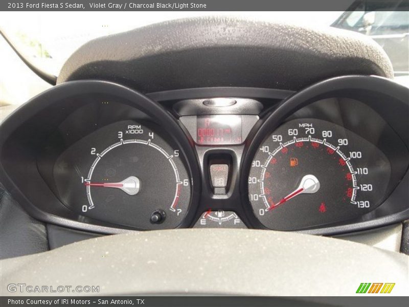 Violet Gray / Charcoal Black/Light Stone 2013 Ford Fiesta S Sedan
