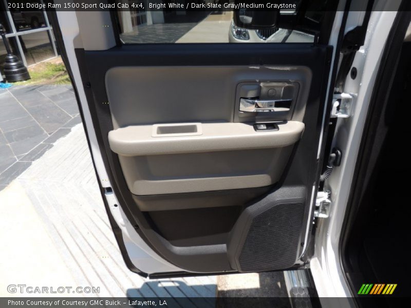 Bright White / Dark Slate Gray/Medium Graystone 2011 Dodge Ram 1500 Sport Quad Cab 4x4