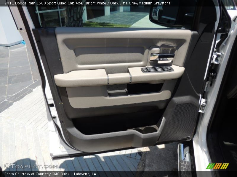 Bright White / Dark Slate Gray/Medium Graystone 2011 Dodge Ram 1500 Sport Quad Cab 4x4