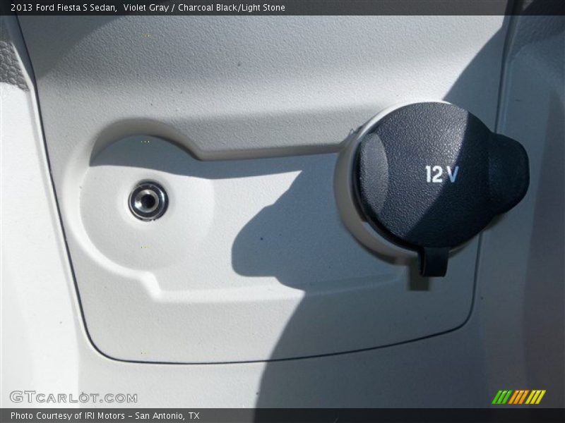 Violet Gray / Charcoal Black/Light Stone 2013 Ford Fiesta S Sedan