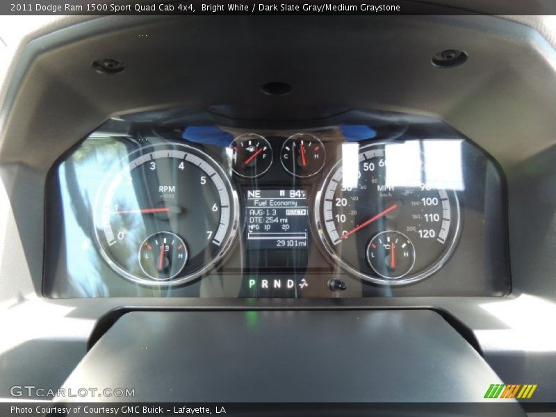Bright White / Dark Slate Gray/Medium Graystone 2011 Dodge Ram 1500 Sport Quad Cab 4x4