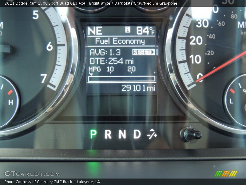 Bright White / Dark Slate Gray/Medium Graystone 2011 Dodge Ram 1500 Sport Quad Cab 4x4