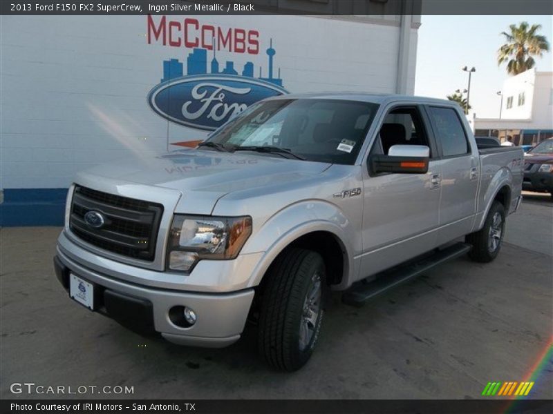 Ingot Silver Metallic / Black 2013 Ford F150 FX2 SuperCrew