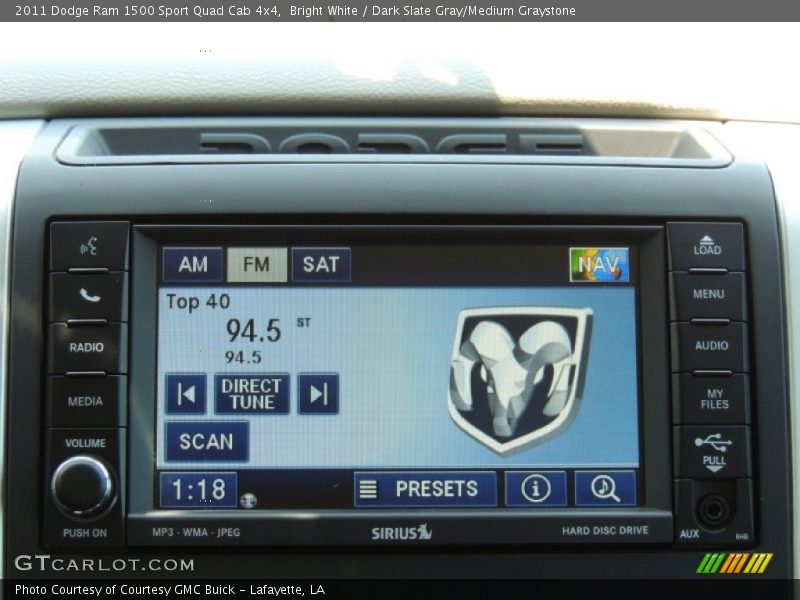 Bright White / Dark Slate Gray/Medium Graystone 2011 Dodge Ram 1500 Sport Quad Cab 4x4