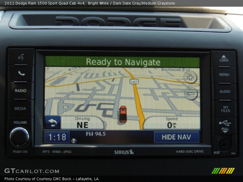 Bright White / Dark Slate Gray/Medium Graystone 2011 Dodge Ram 1500 Sport Quad Cab 4x4