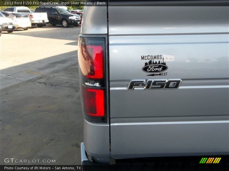 Ingot Silver Metallic / Black 2013 Ford F150 FX2 SuperCrew