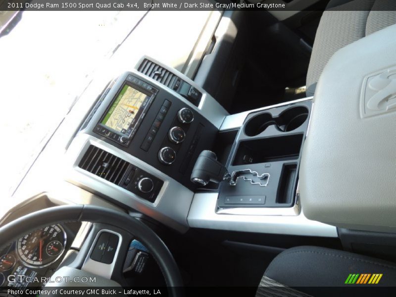 Bright White / Dark Slate Gray/Medium Graystone 2011 Dodge Ram 1500 Sport Quad Cab 4x4