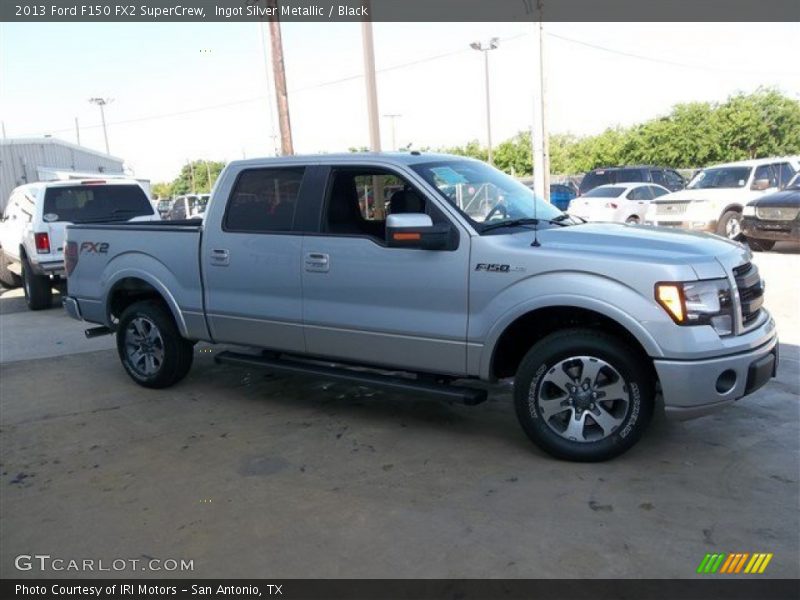 Ingot Silver Metallic / Black 2013 Ford F150 FX2 SuperCrew
