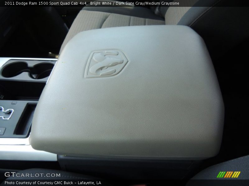 Bright White / Dark Slate Gray/Medium Graystone 2011 Dodge Ram 1500 Sport Quad Cab 4x4
