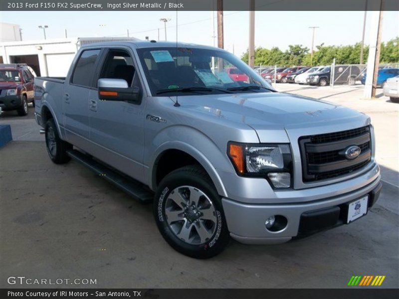 Ingot Silver Metallic / Black 2013 Ford F150 FX2 SuperCrew