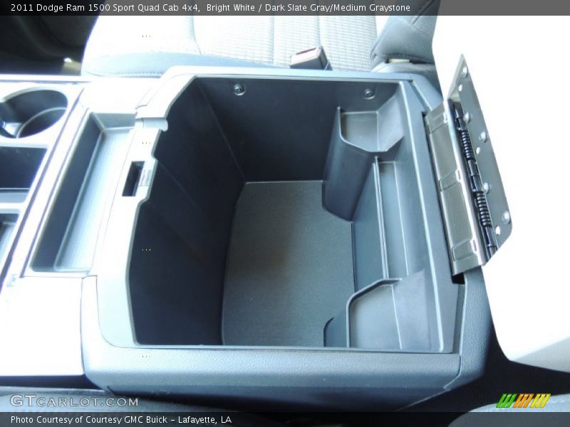 Bright White / Dark Slate Gray/Medium Graystone 2011 Dodge Ram 1500 Sport Quad Cab 4x4