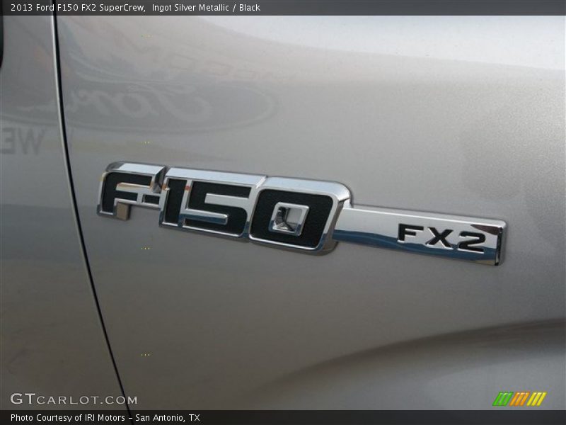 Ingot Silver Metallic / Black 2013 Ford F150 FX2 SuperCrew