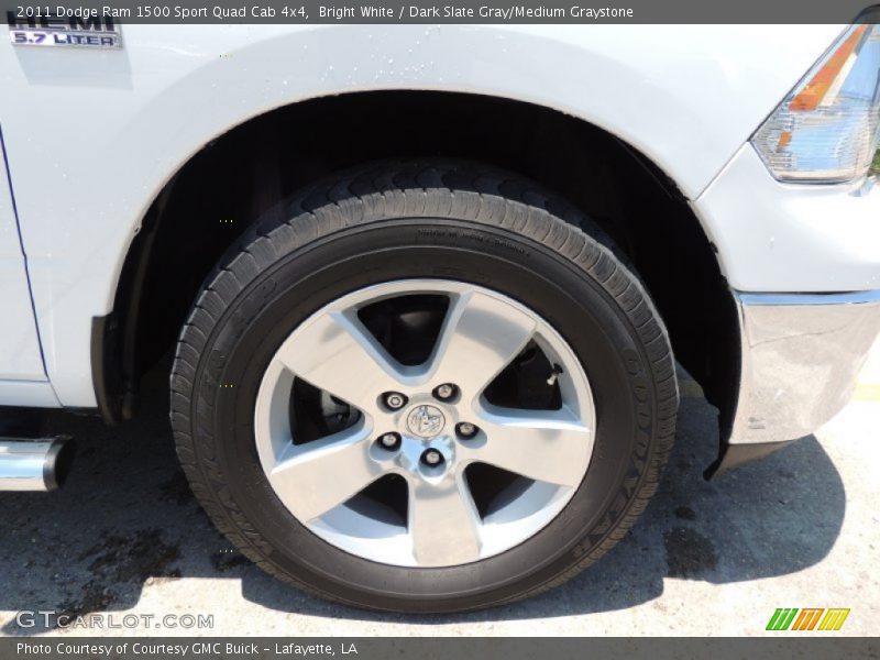 Bright White / Dark Slate Gray/Medium Graystone 2011 Dodge Ram 1500 Sport Quad Cab 4x4