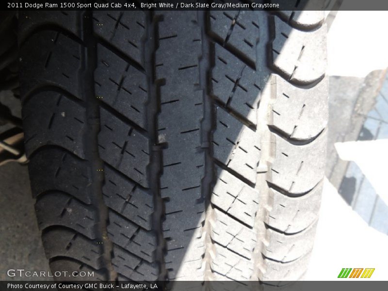 Bright White / Dark Slate Gray/Medium Graystone 2011 Dodge Ram 1500 Sport Quad Cab 4x4