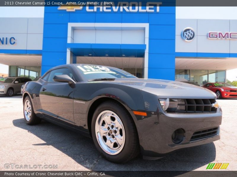 Ashen Gray Metallic / Black 2013 Chevrolet Camaro LS Coupe