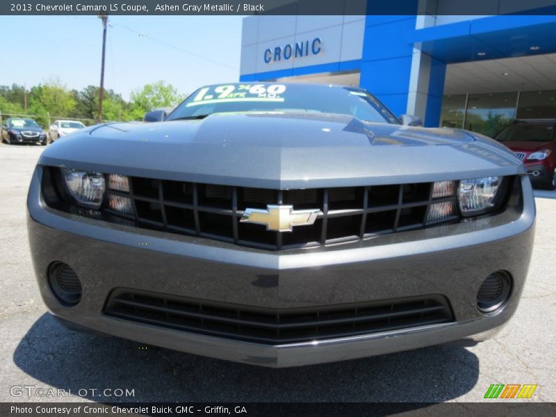 Ashen Gray Metallic / Black 2013 Chevrolet Camaro LS Coupe