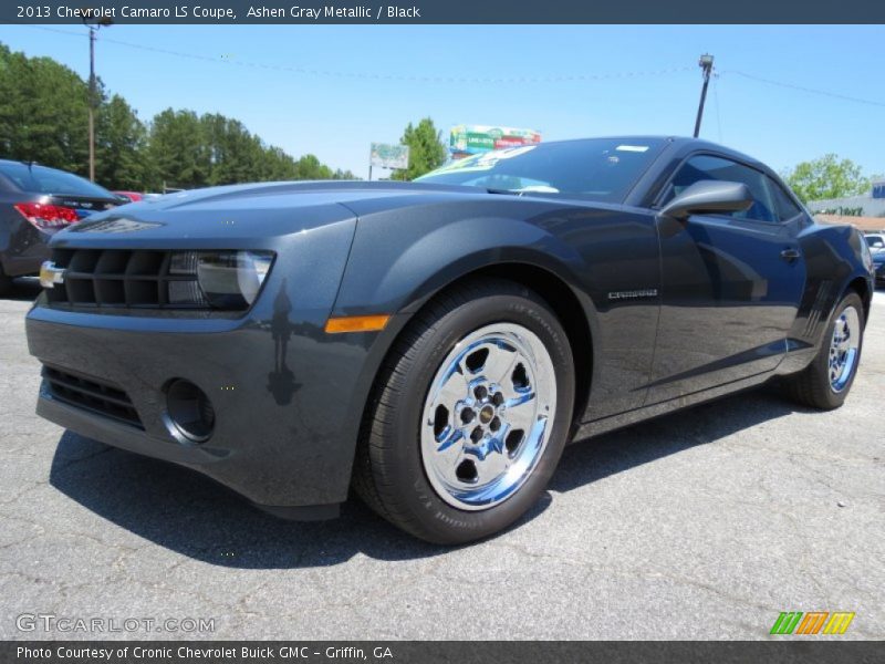 Ashen Gray Metallic / Black 2013 Chevrolet Camaro LS Coupe