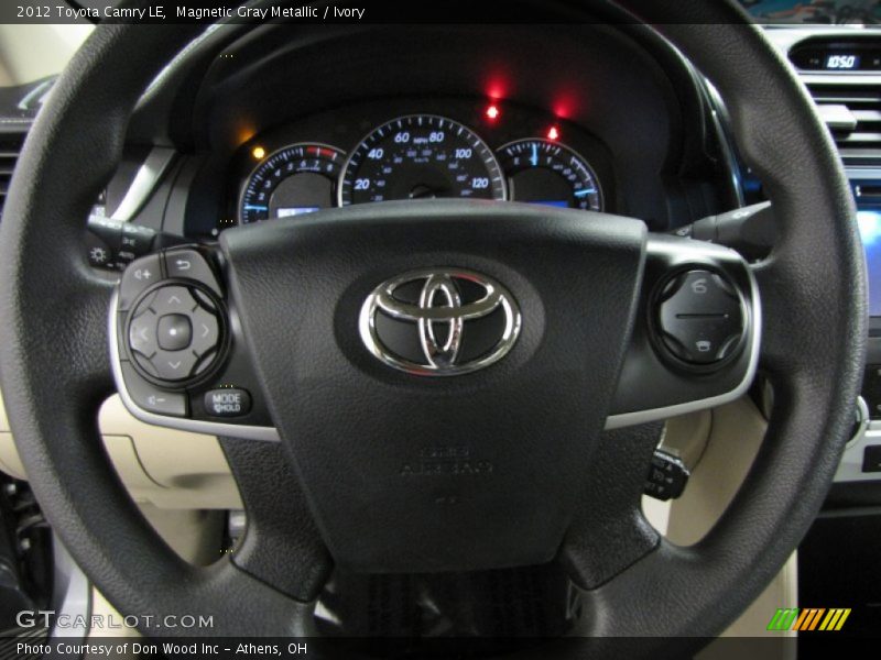 Magnetic Gray Metallic / Ivory 2012 Toyota Camry LE