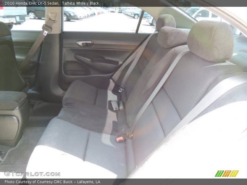 Taffeta White / Black 2010 Honda Civic LX-S Sedan