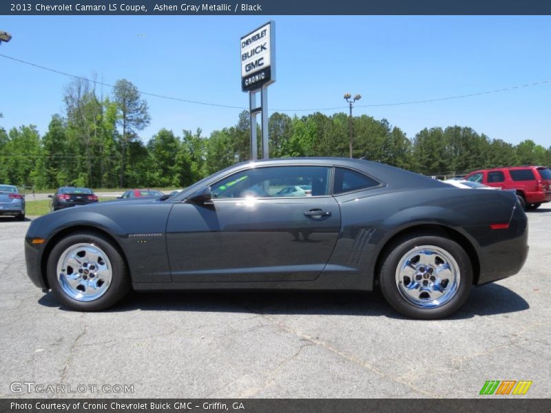 Ashen Gray Metallic / Black 2013 Chevrolet Camaro LS Coupe